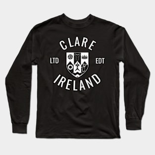 Clare Ireland County Pride Gaelic Football And Hurling Long Sleeve T-Shirt